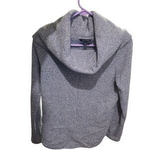 Tommy Hilfiger Heathered Gray Cowl Neck Sweater